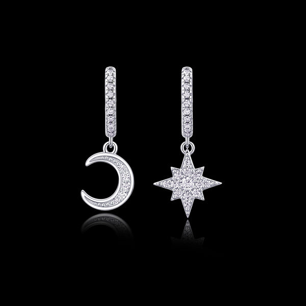 Lunar Balance Moissanite øredobber