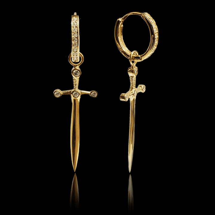 Dagger Earrings 925 - VillainsWear