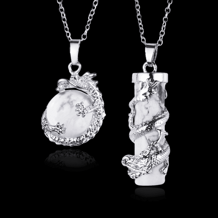 Dragon Pendant Necklace Set - VillainsWear