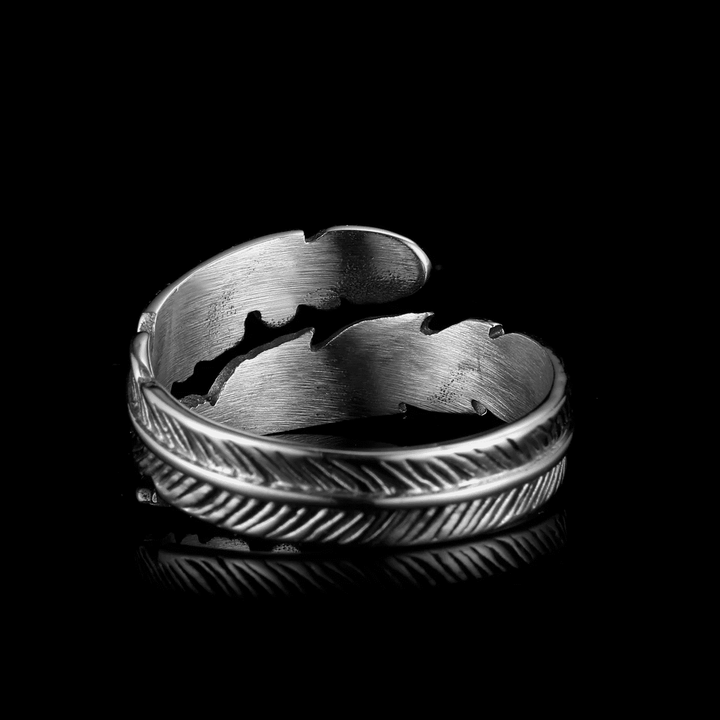 Feather Ring 925 - VillainsWear