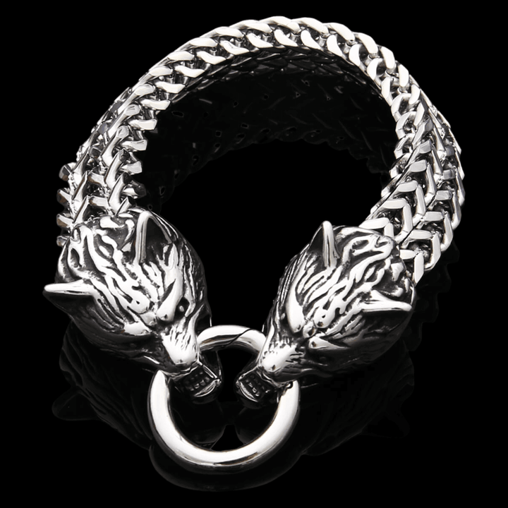 Fenrir's Embrace Titanium Wristband - VillainsWear