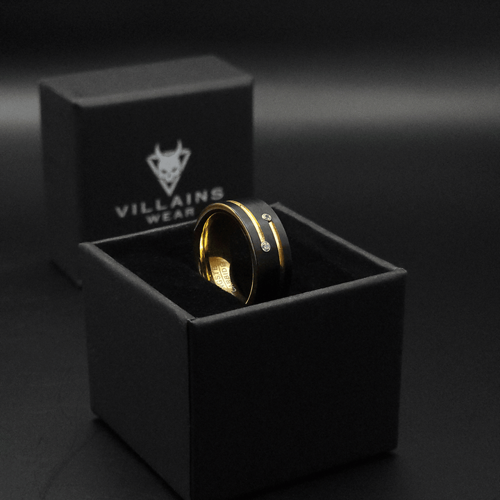 Gemstone Duality Tungsten Ring - VillainsWear