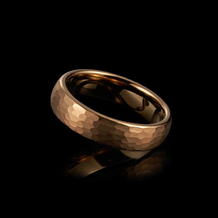 Goldstrike Tungsten Steel Ring - VillainsWear