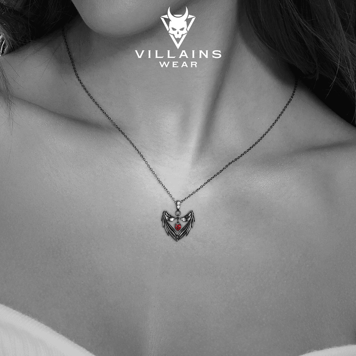 Heart Wing Necklace - VillainsWear