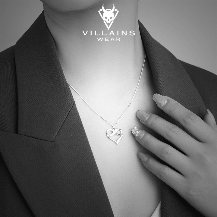 Infinity Heart Necklace - VillainsWear