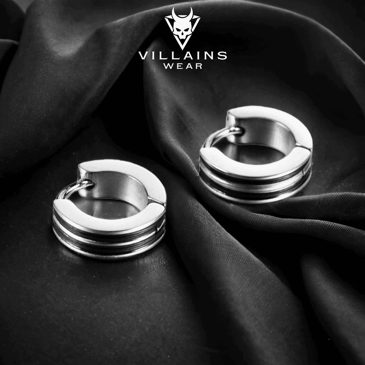 Shadowline Stainless Steel Earrings - VillainsWear