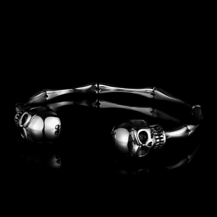 Skull Bone Titanium Steel Bracelet - VillainsWear