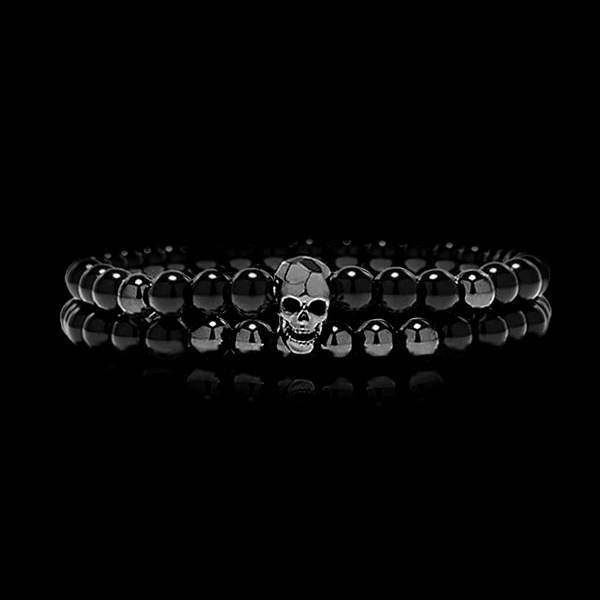 Skull Onyx Bracelet - VillainsWear