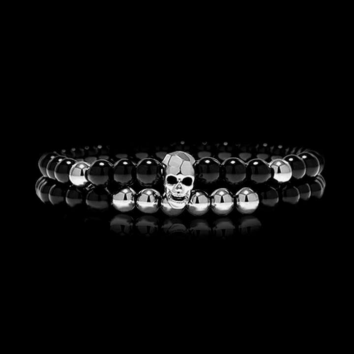 Skull Onyx Bracelet - VillainsWear