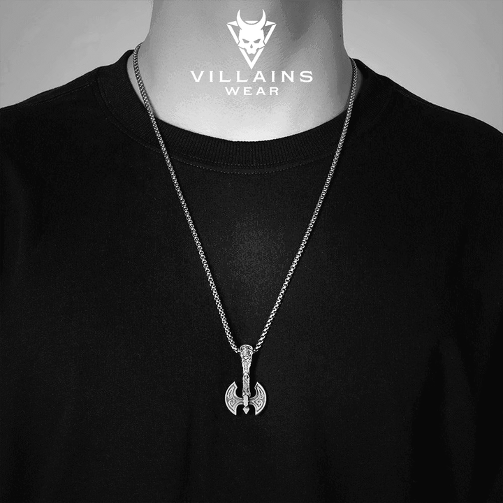 Skullbreaker Viking Axe necklace - VillainsWear