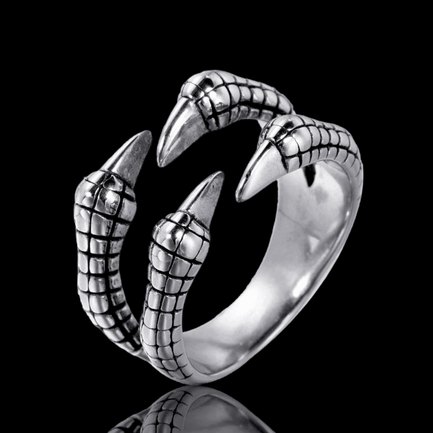 Demon's Grasp Rustfritt stål Ring - Gotisk-inspirerte smykker ...