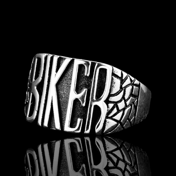 Steel Rebel Biker Ring - VillainsWear