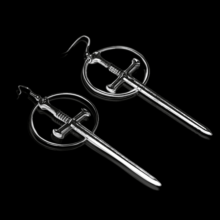 Sword Earrings - VillainsWear