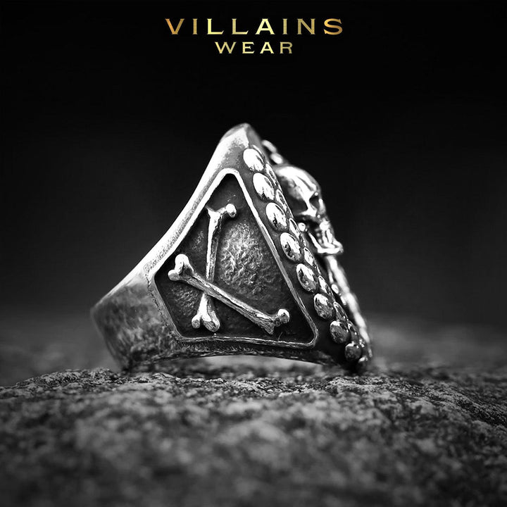Victory Skull Stainless Steel Ring - VillainsWear
